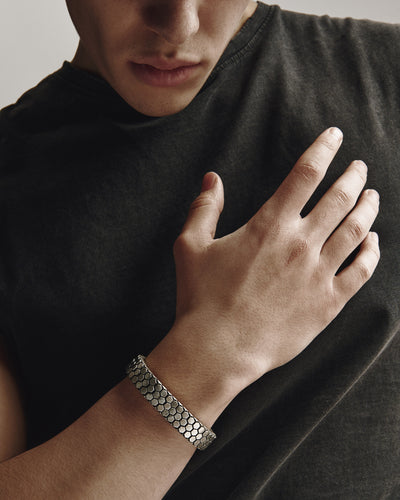 Silverarmband RÜSTUNG – produktbild 2