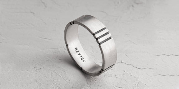 Men's Geometric Rings