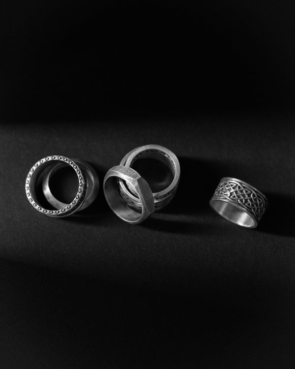 Keltischer Knoten-Silberring