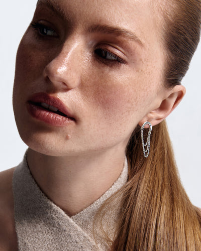Silver stud earrings LEGAME