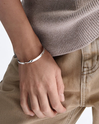 Silver bangle SERENE