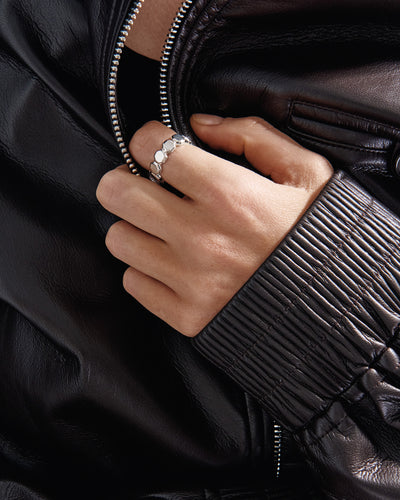 Silver ring TRAME