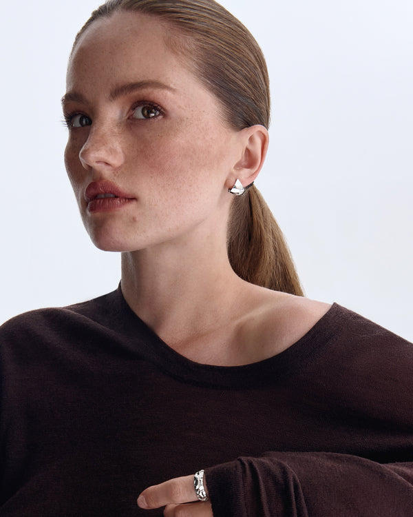 Silver earrings ALLURE