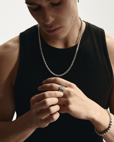 Silver ring IN FIDE