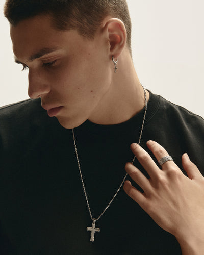 Silver ring GOD'S SHIELD