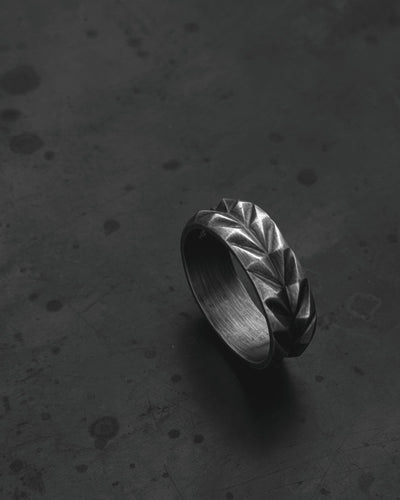 Silver ring EAR OF WHEAT
