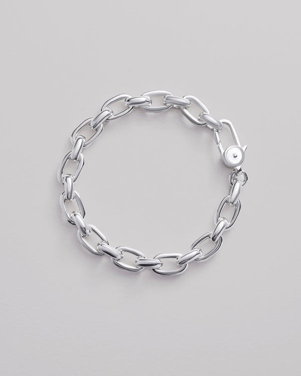 Silver bracelet FLOWING
