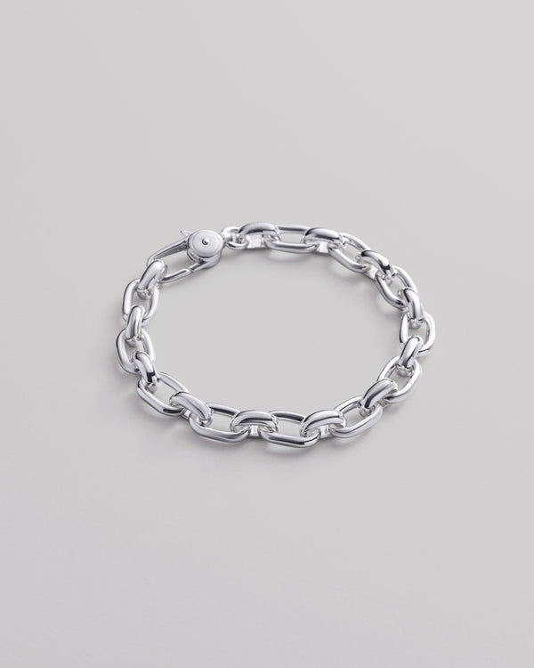 Silver bracelet FLOWING