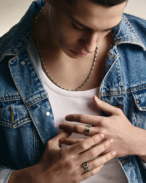 OND SIRKEL silver chain