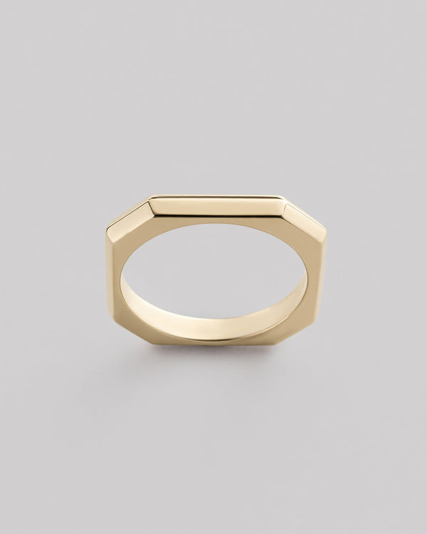 Anello CADRE (oro giallo 14k)