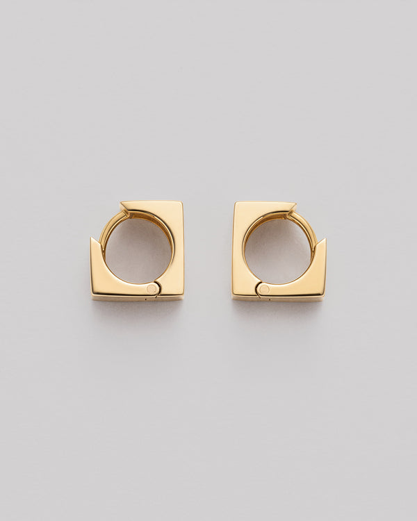 Earrings AUSTERE (14k yellow gold)