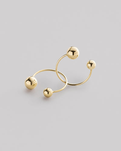 Náušnice BUBBLE (14k žluté zlato)