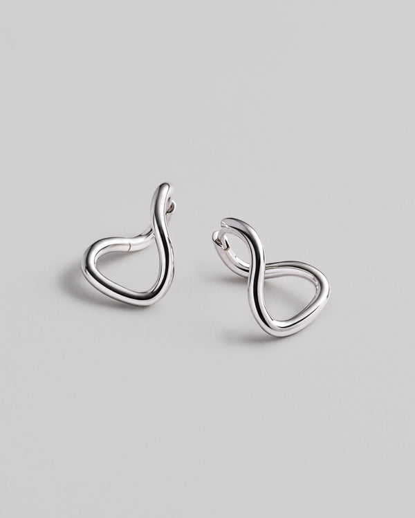 Silver earrings SILHOUETTE