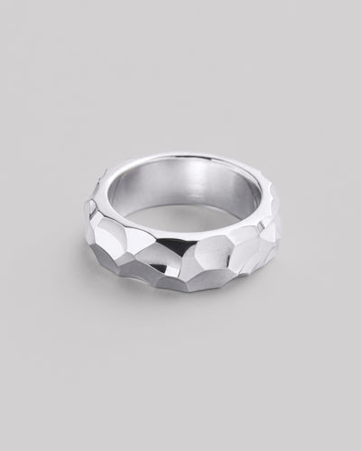 Anello in argento CRATERI