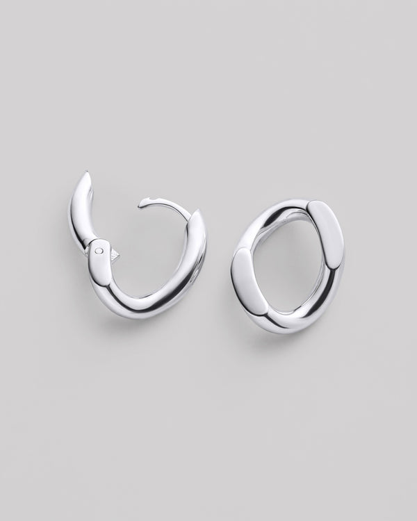 Orecchini in argento TWIN
