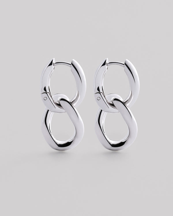 Orecchini in argento TWIN