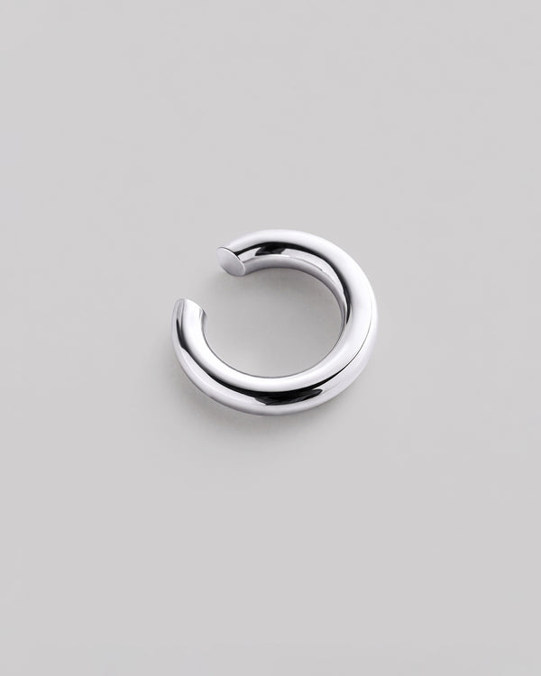 Silver single earring - cuff LIBRE