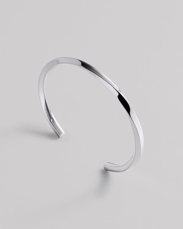Silver bangle SPIN