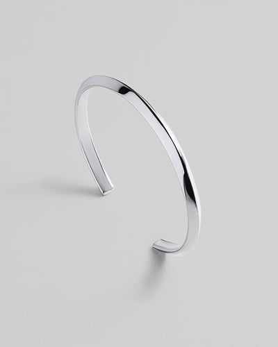 Bracciale rigido in argento BASE