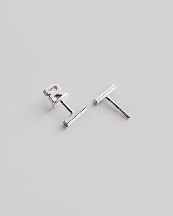 Silver stud earrings TOUCH