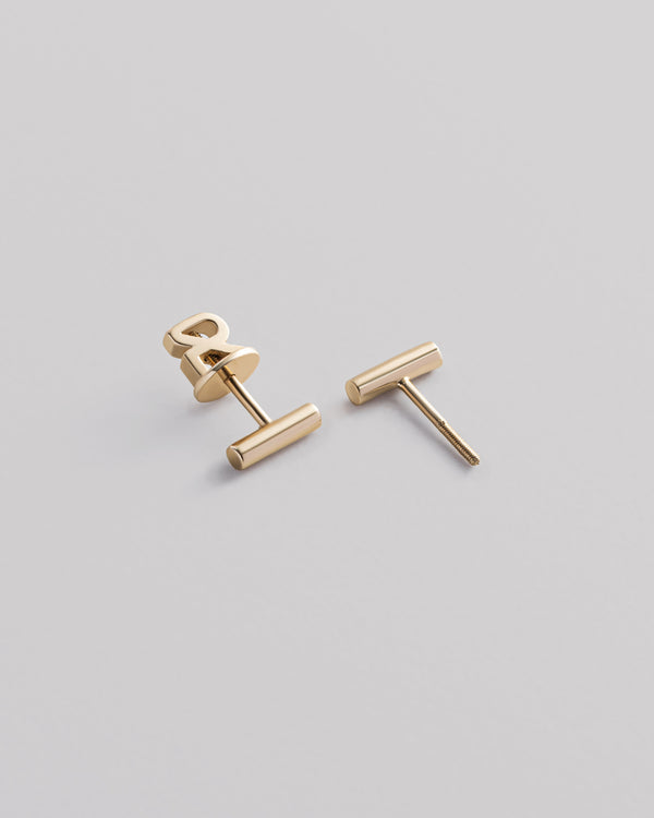 Stud earrings TOUCH (14k yellow gold)