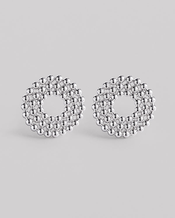 Silver stud earrings SOLE