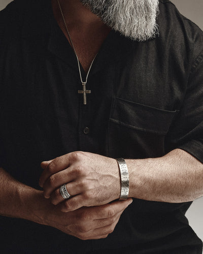 Silver bangle THE LORD'S PRAYER