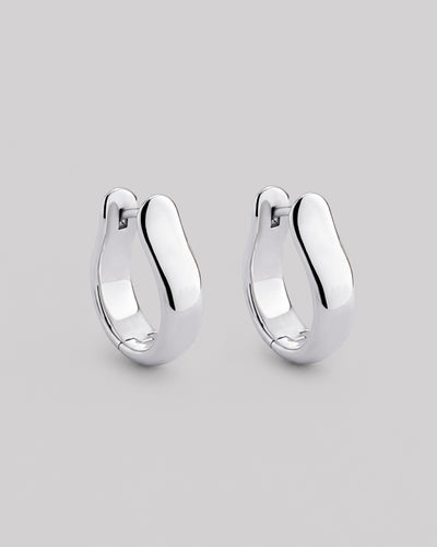 Silver earrings LISSE