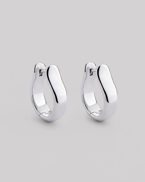 Silver earrings LISSE