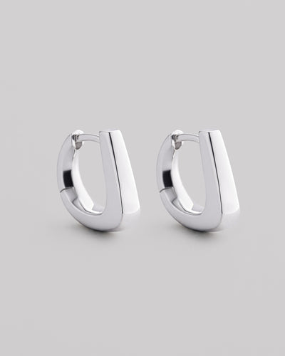 Silver earrings INTERO