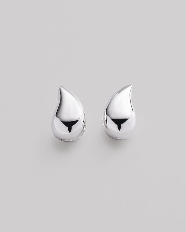 Silver earrings GOUTTE
