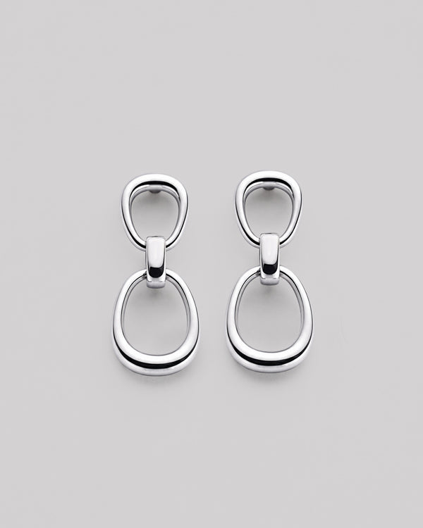 Silver stud earrings FORTEZZA