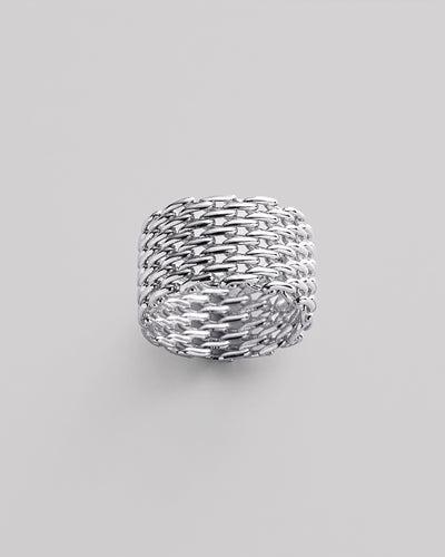 Silver ring NODO