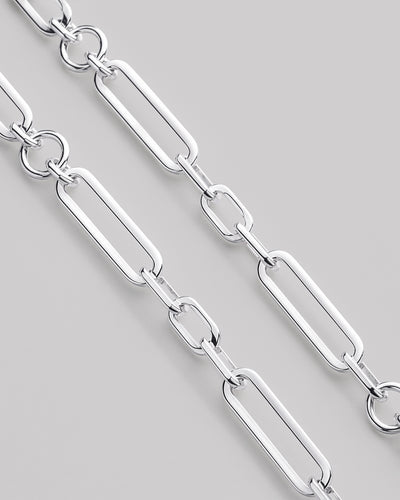 Silver necklace LIAISON