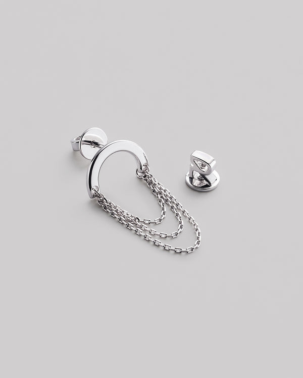 Silver stud earrings LEGAME