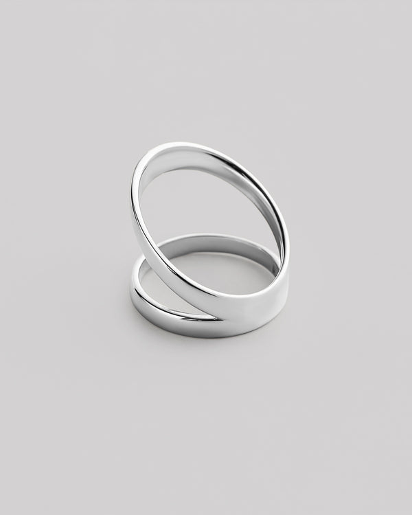 Silver ring HIKARI — product view 2