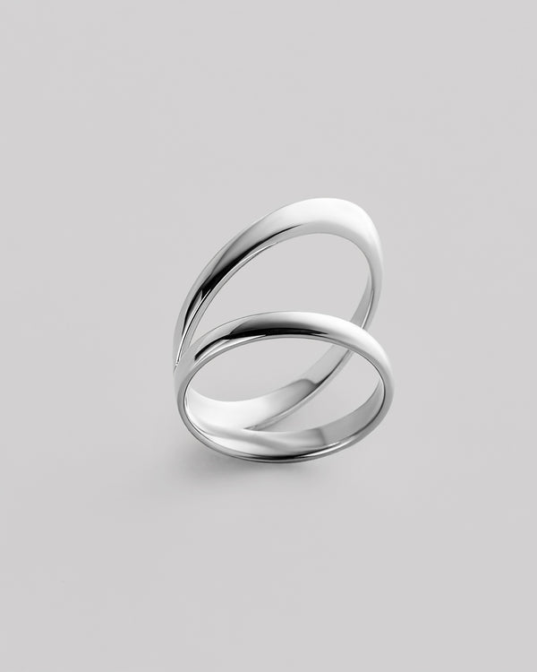 Silver ring HIKARI — product view 3