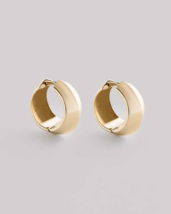 Hoop earrings VITA (14k yellow gold)