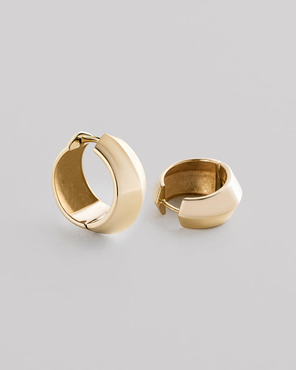 Hoop earrings VITA (14k yellow gold)