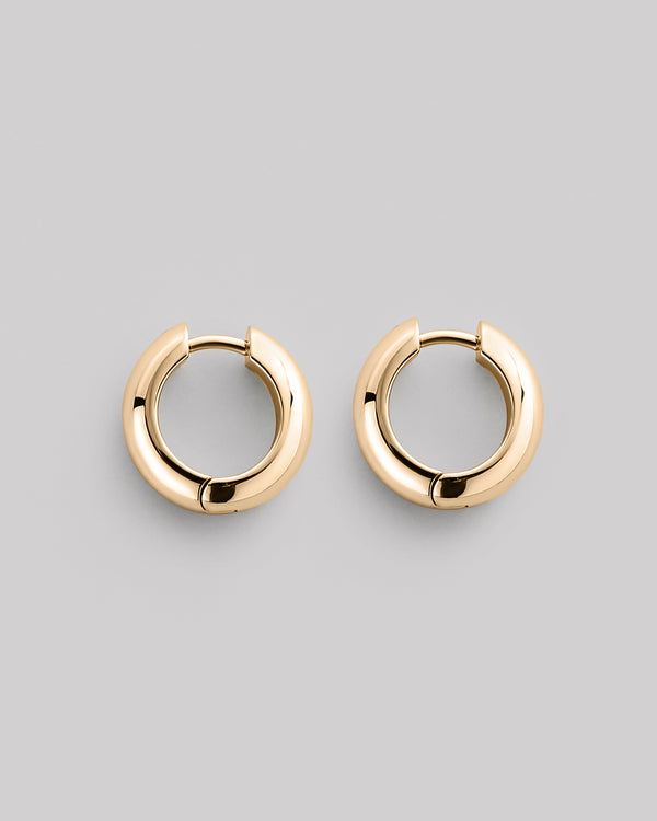 Hoop earrings LEVIA (14k yellow gold)