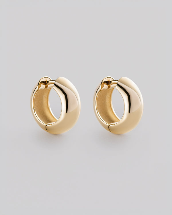 Hoop earrings LEVIA (14k yellow gold)