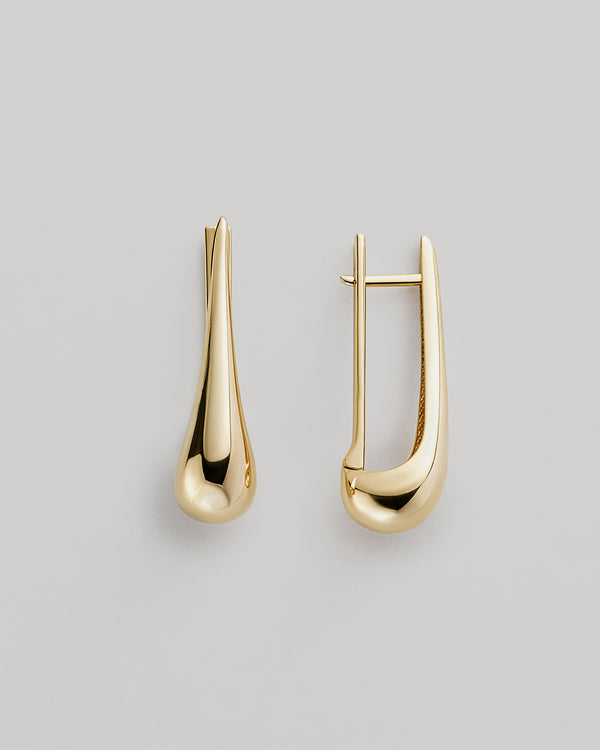 Earrings GOUTTE (14k yellow gold)