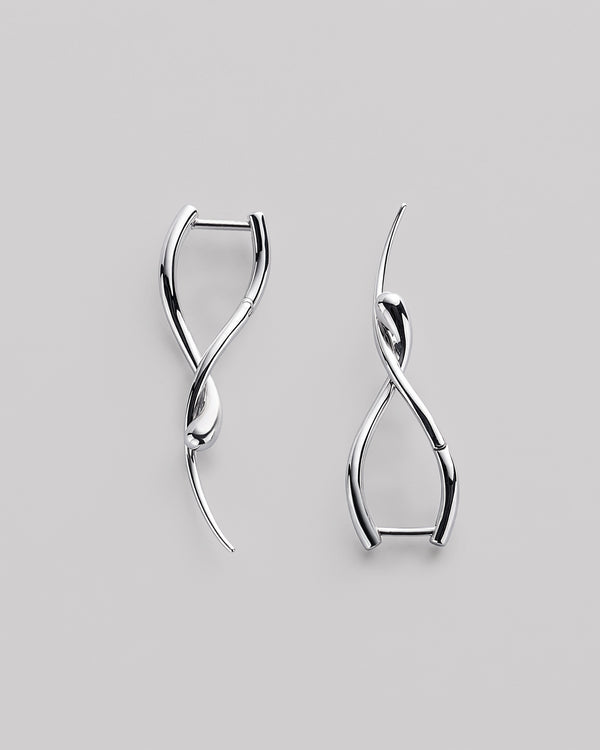 Silver earrings LIEN
