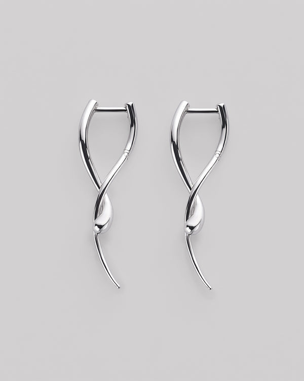 Silver earrings LIEN