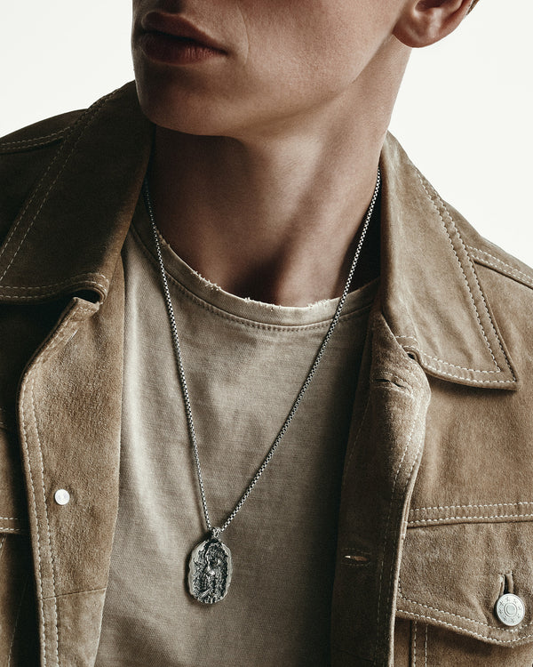 Pendentif en argent fait maison
