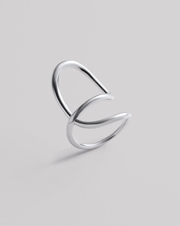 Silver ring CONTOUR