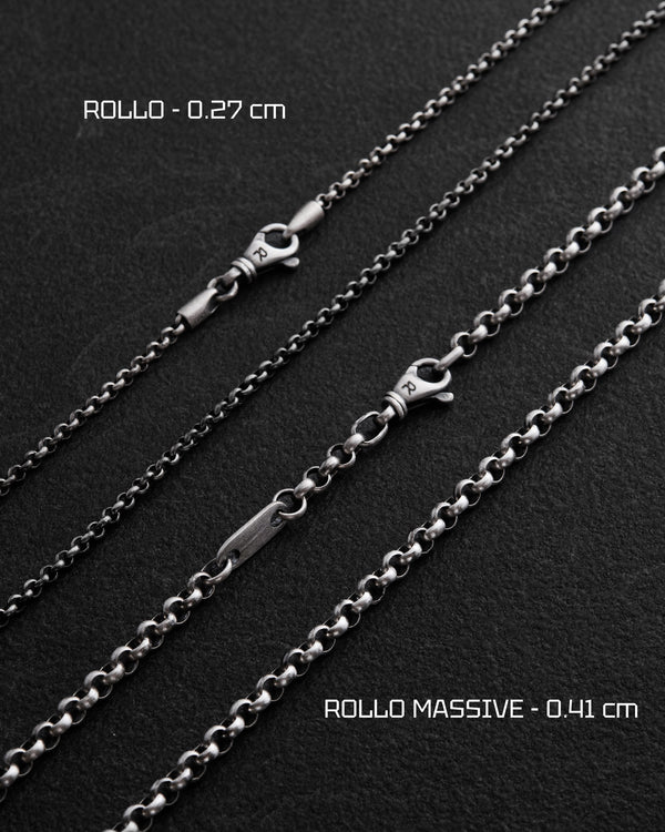 ROLLO MASSIVE Silberkette