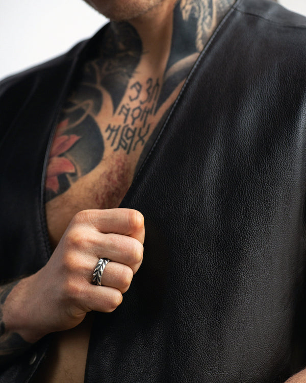 Bague en argent ÉPI DE BLÉ