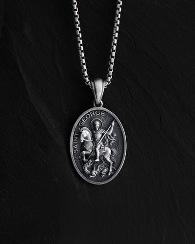 Silver pendant SAINT GEORGE
