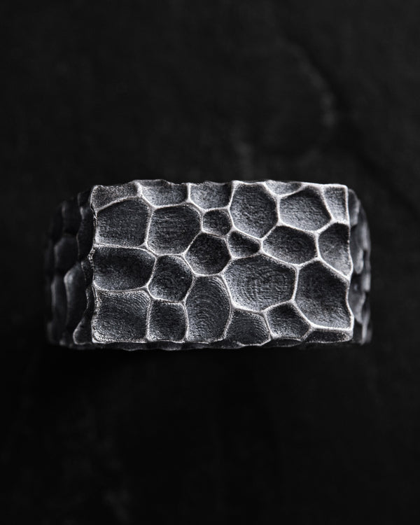 Silver ring KRATER